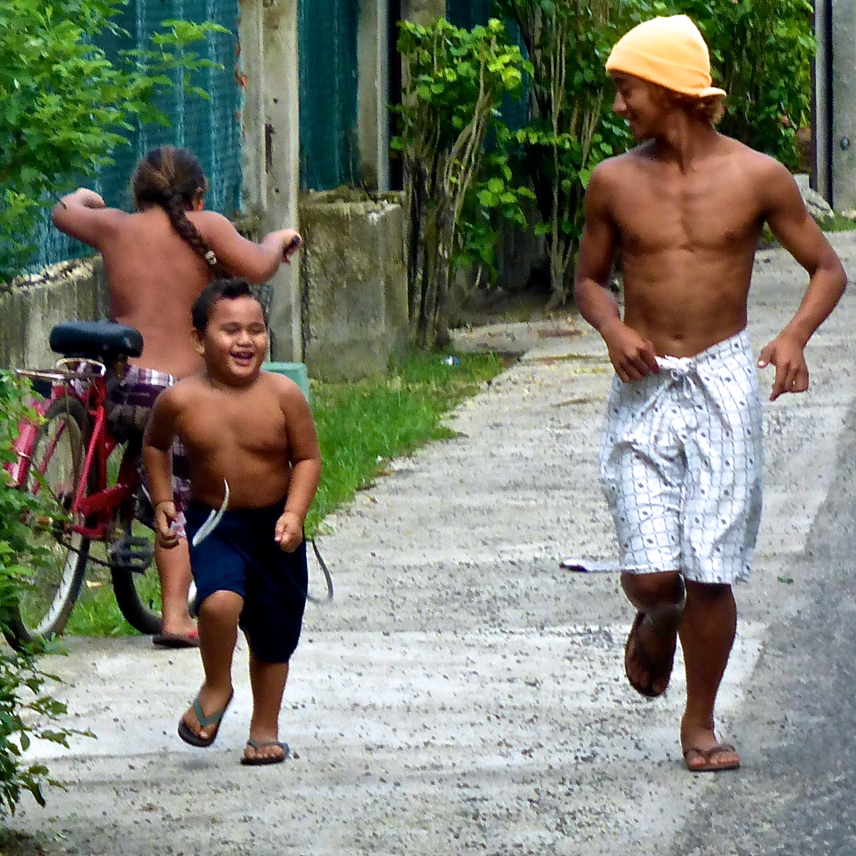 Street Photography – Bora Bora – June 2014 – At Play