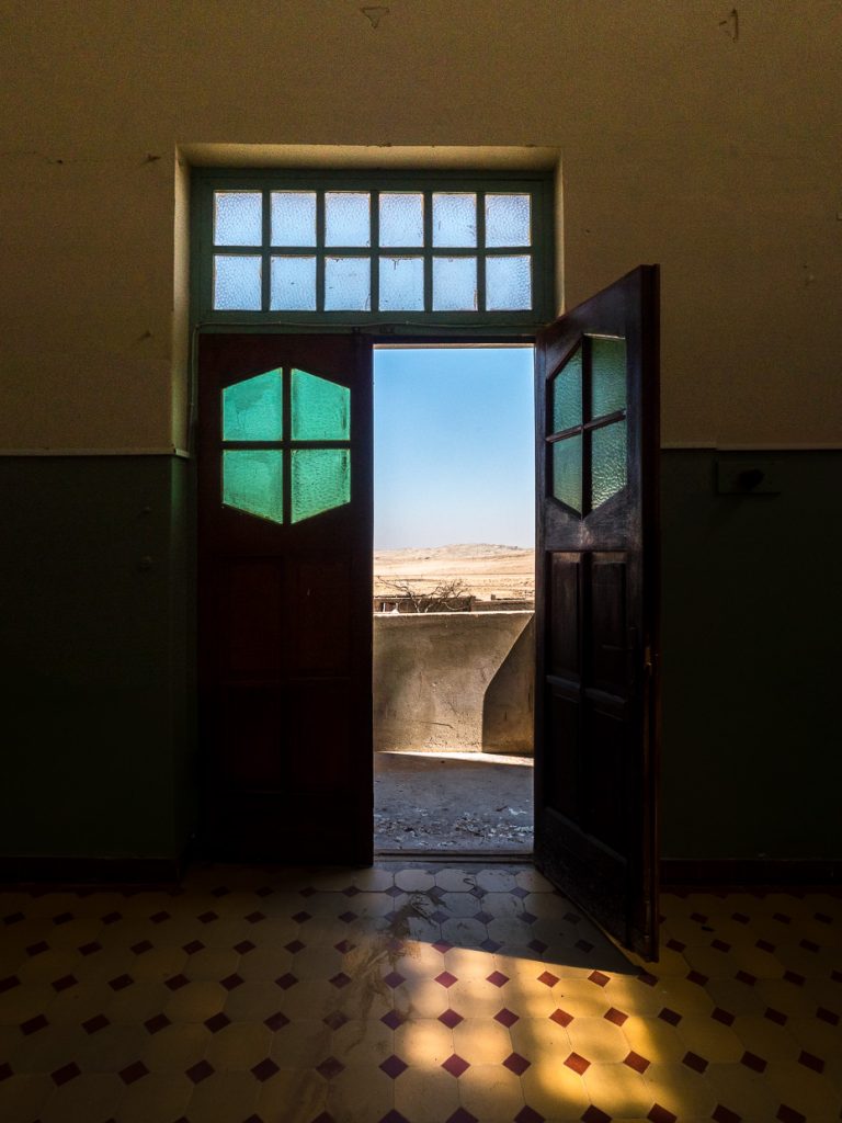 Eerie Entrance To Kolmanskop Theater