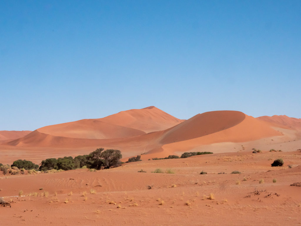 Earth Craters Formed By Big Mama Sand Dune Sossusvlei