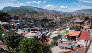 Comuna 13 Escalas Aerial View