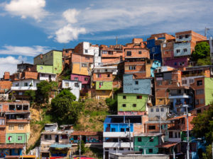 Colorful Comuna 13 Neighborhood