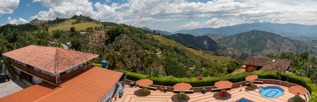 View of The Andes From Campestre Paraiso Tropico in Aguadas